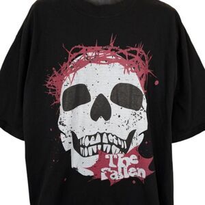 The Fallen T Shirt Mens Size 3XL Black Skull Heavy Is The Head That Wears Crown